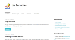 Desktop Screenshot of los-borrachos.de